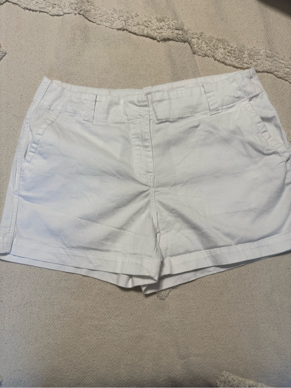 Vineyard Vines White Cotton Bermuda Shorts